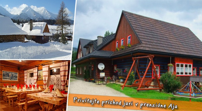 Rodinný alebo romantický 3 dňový pobyt v Belianskych Tatrách.