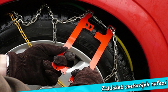 Nástroj na montáž a demontáž snehových reťazí vrátane poštovného.