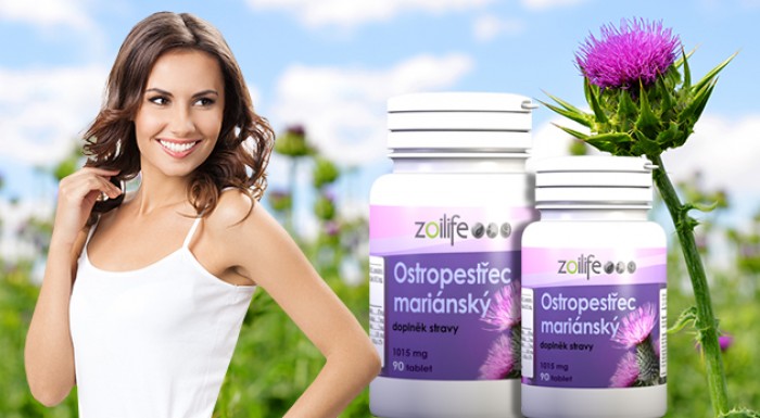 Ostropestrec mariánsky - výživové tablety