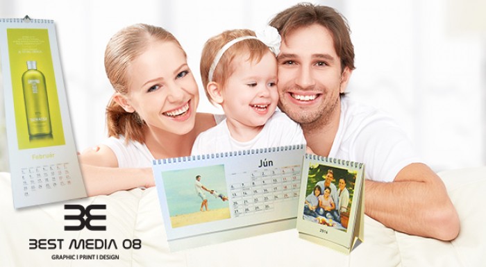 Stolový alebo nástenný fotokalendár