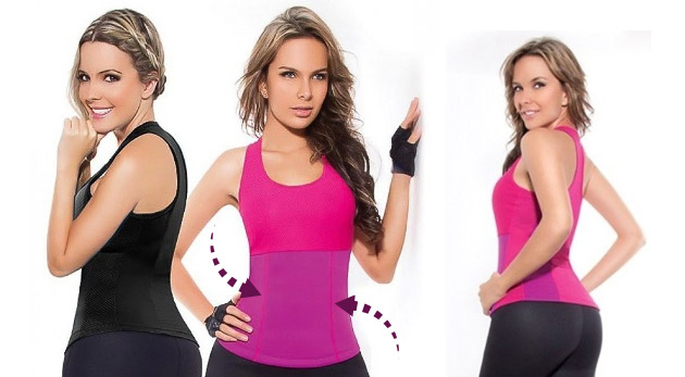 Zoštíhľujúce tielko v ružovej alebo čiernej farbe