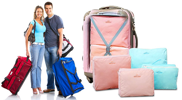 Set 5 ks cestovných organizérov