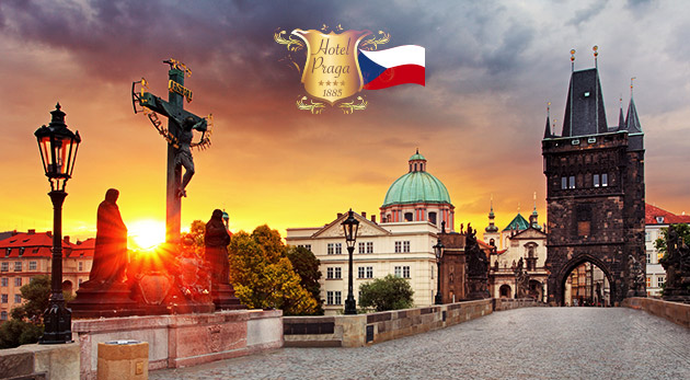 Historický Hotel PRAGA 1885**** pri centre Prahy