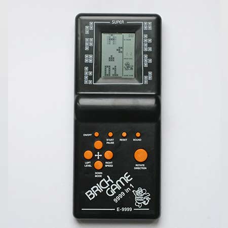 Hra Tetris - čierna farba