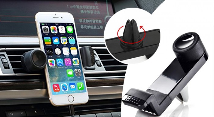 Rotačný držiak na mobil do auta