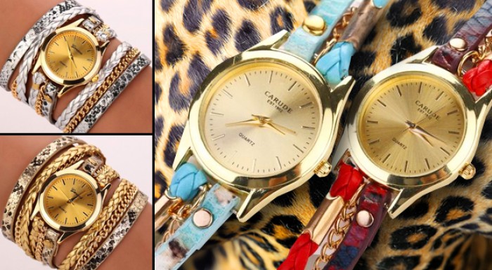 Dámske náramkové hodinky - na výber 6 farieb