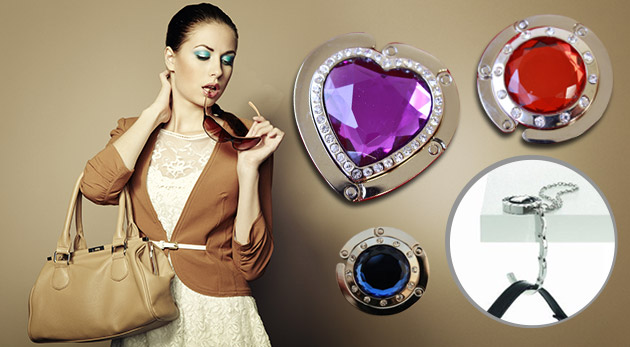 Elegantný držiak na kabelku