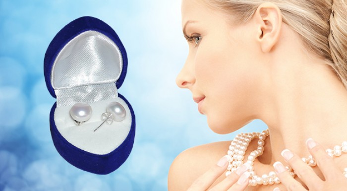 Šperky z pravých bielych sladkovodných perál