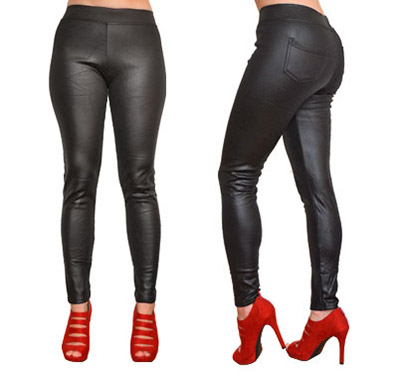 Bambusové termo nohavice lesklé