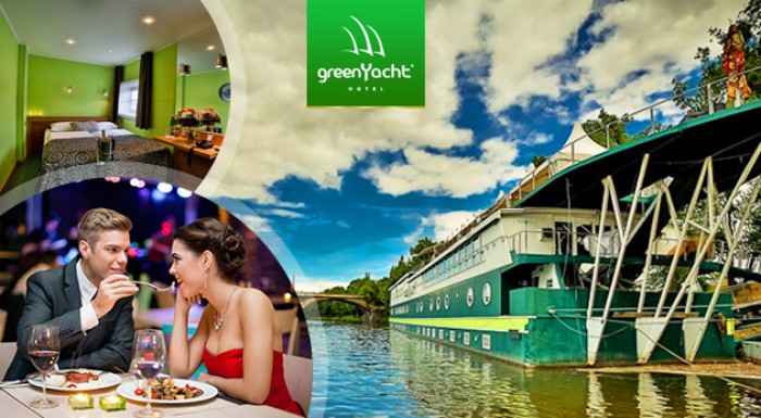 Romantika v luxusnom boteli GreenYacht**** v Prahe