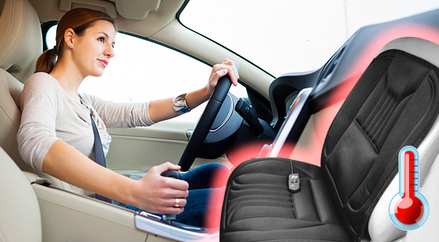 Vyhrievacia podložka na sedadlá do auta