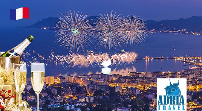 Novoročné oslavy na Francúzskej riviére