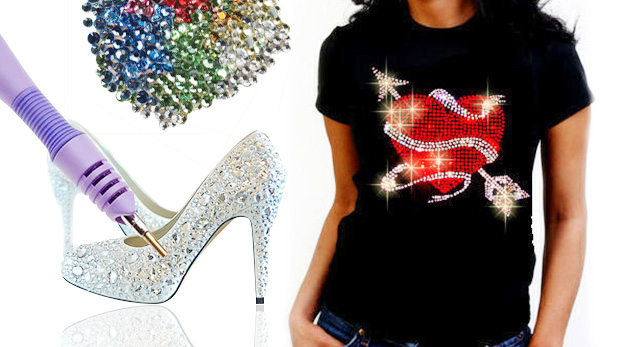 Hot fix aplikátor krištálikov pre kreatívne ozdoby