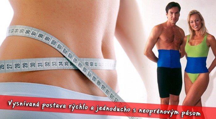 Neoprénový odtučňovací pás. Dostaňte sa do formy bez námahy!