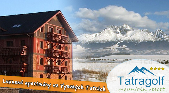 Dovolenka vo Vysokých Tatrách v luxusnom 3 izbovom apartmáne.