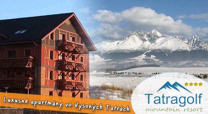 Dovolenka vo Vysokých Tatrách v luxusnom 3 izbovom apartmáne.