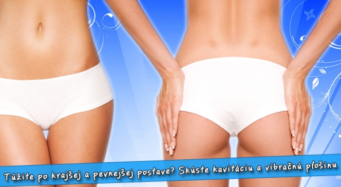 Kavitácia a 10 minútové cvičenie na vibračnej plošine. Zbavte sa nahromadených tukových vankúšikov. 