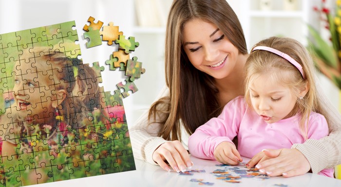 Drevené puzzle z fotky