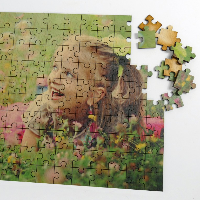Drevené puzzle s vlastnou potlačou 45x30 cm