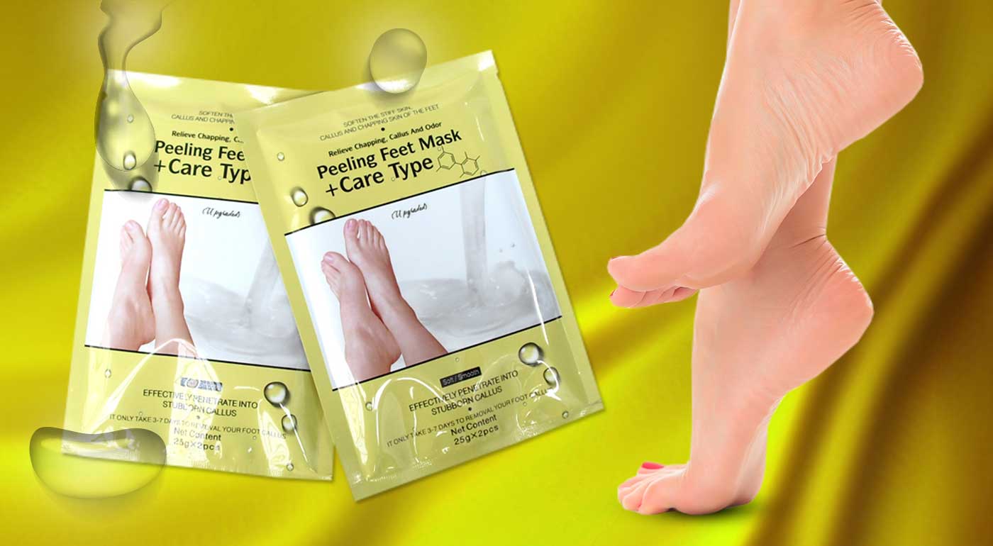 Exfoliačné ponožky 3+1 balenie zadarmo