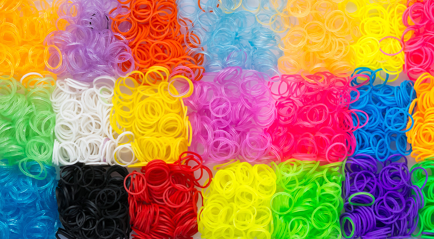 2 alebo 3 sady gumičiek Loom Bands