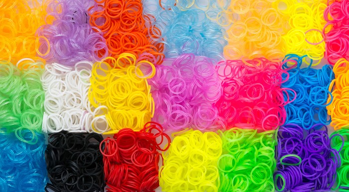 2 alebo 3 sady gumičiek Loom Bands