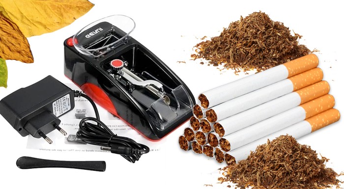 Plnička cigariet - elektrická