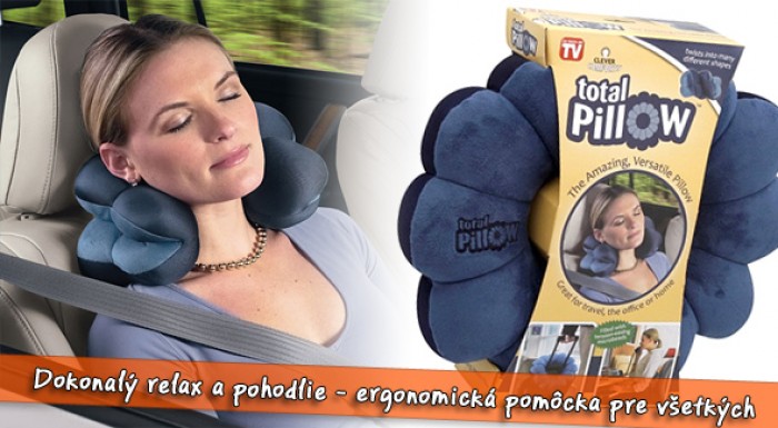 Ergonomický vankúš Total Pillow aj s poštovným. 