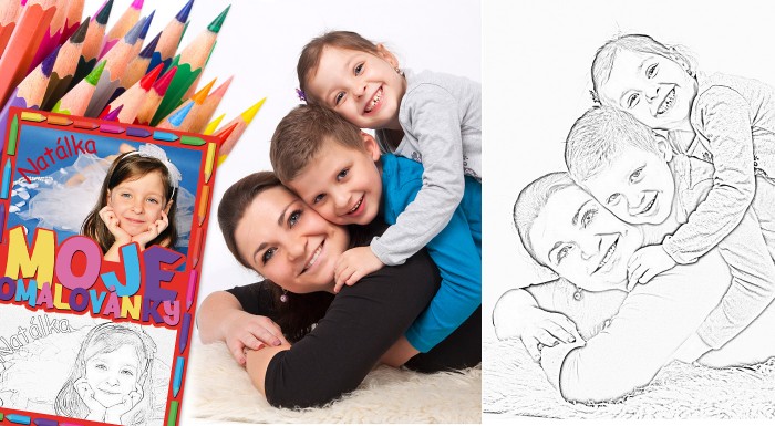 Originálna omaľovanka pre deti