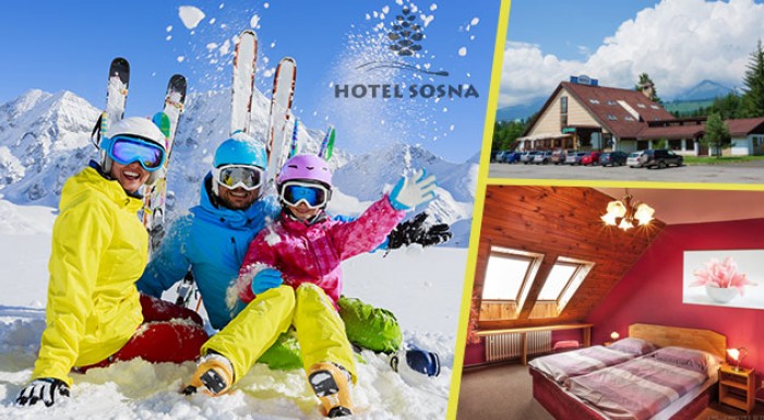 3 alebo 4 dni v Hoteli Sosna pod štítmi Tatier