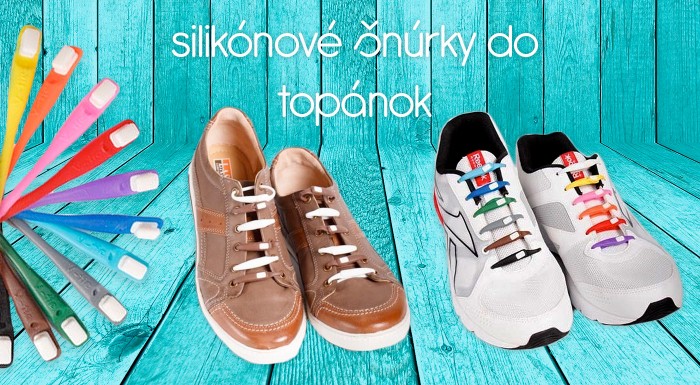 Silikónové šnúrky 12 kusov