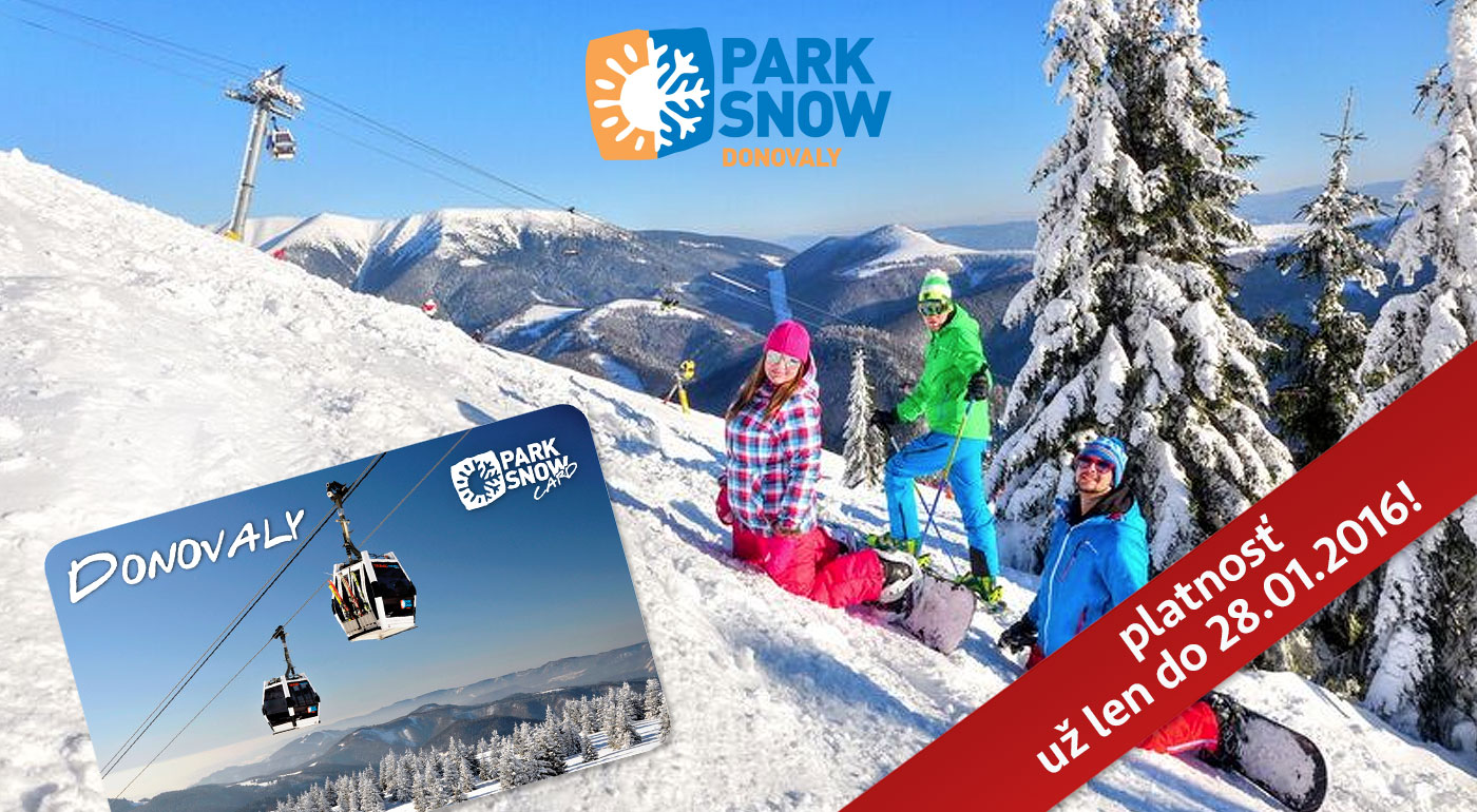 6-hodinový skipas PARK SNOW Donovaly
