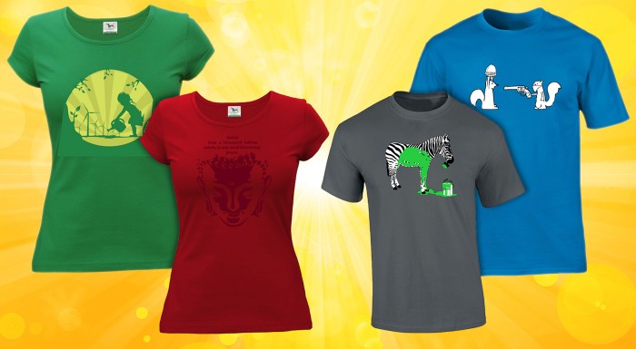 Kvalitné dámske a pánske tričká s trendy potlačou