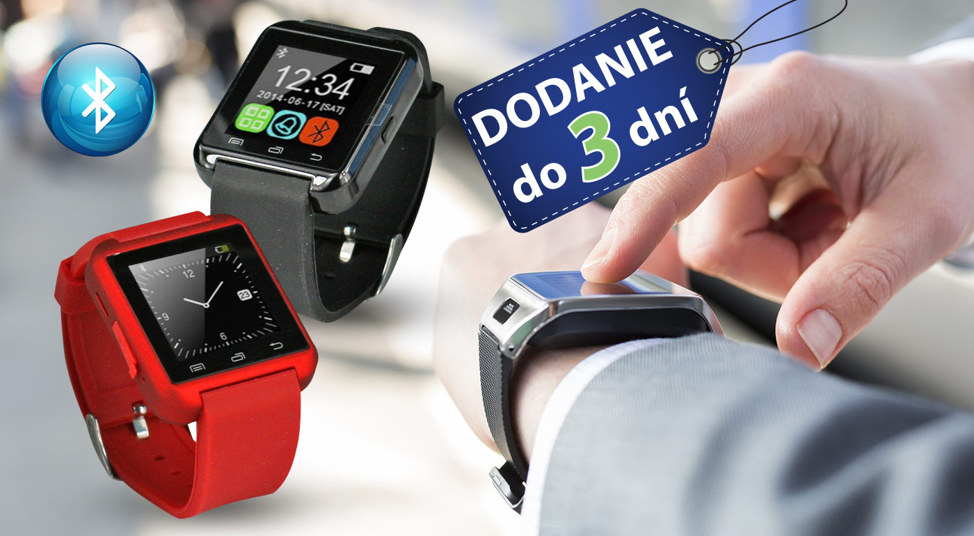 Inteligentné hodinky Smart Watch v 3 farbách