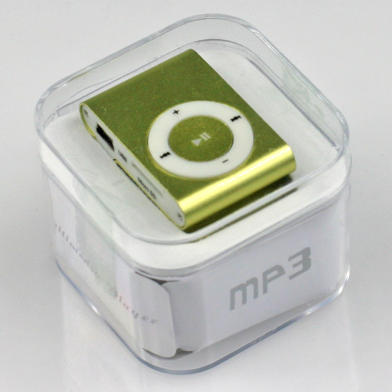 MP3 - mini prehrávač zelený