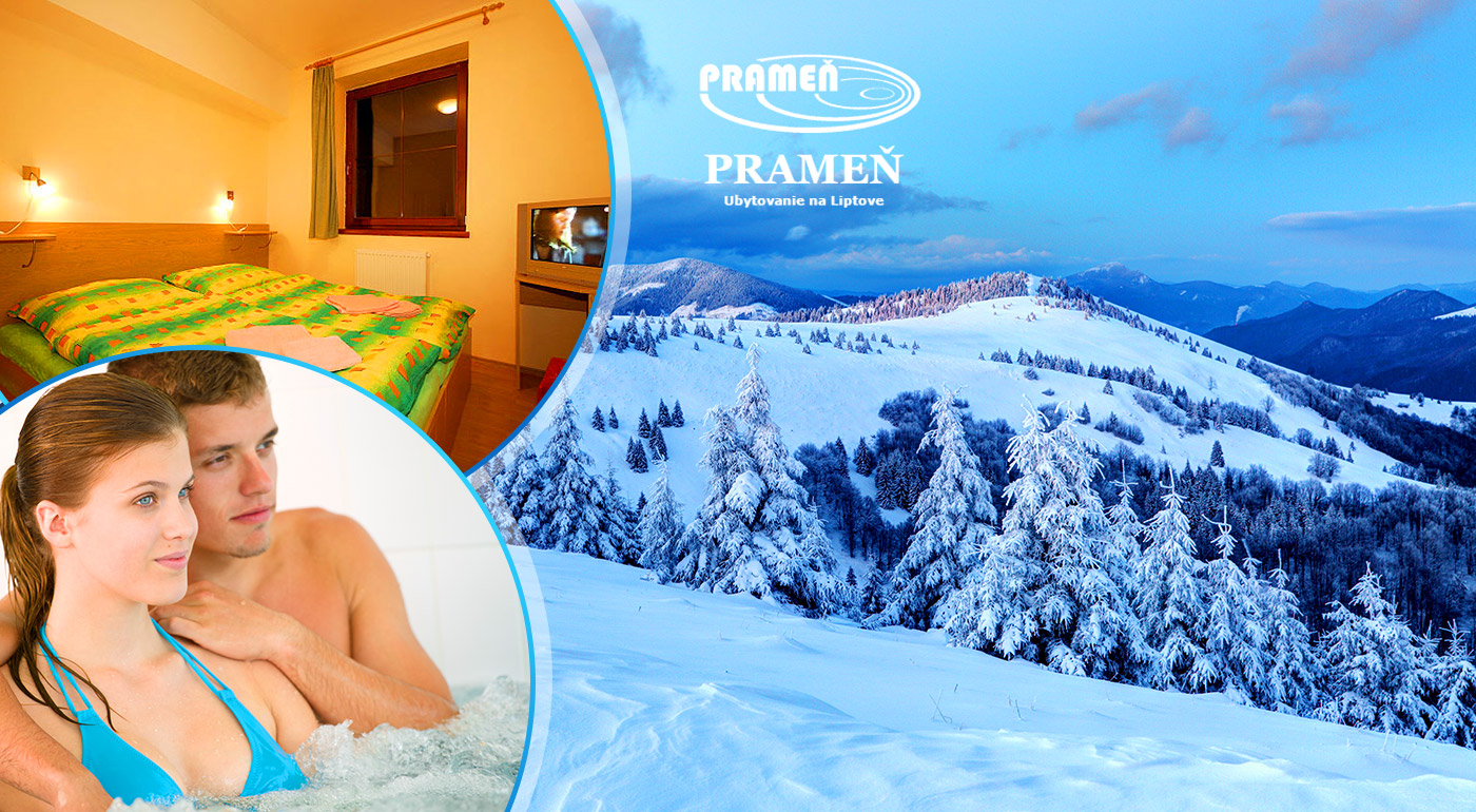 Zima na Liptove v Penzióne Prameň