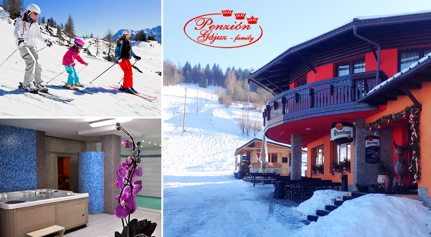 Zimná dovolenka v Penzióne Gájuz na Kysuciach