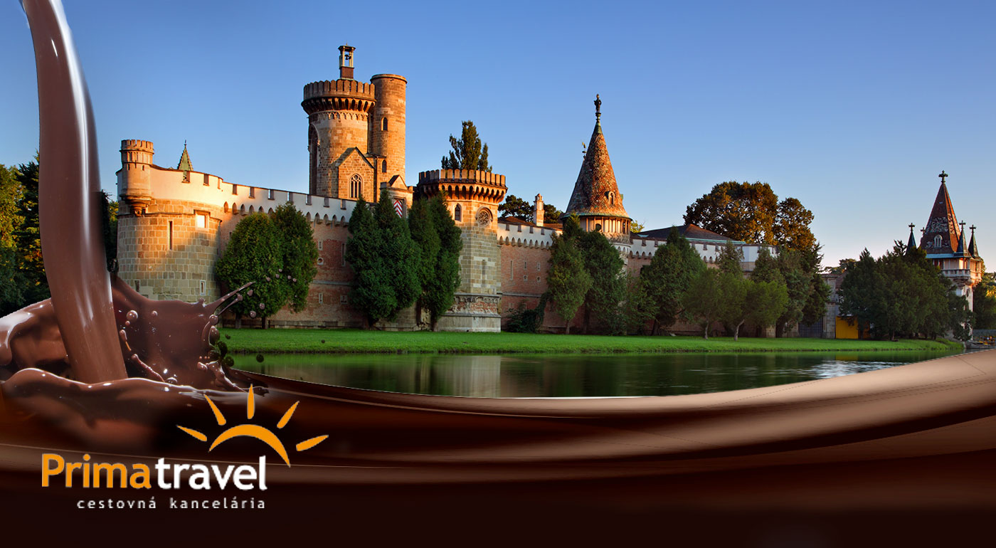 Zámok Laxenburg a čokoládovňa Hauswirth