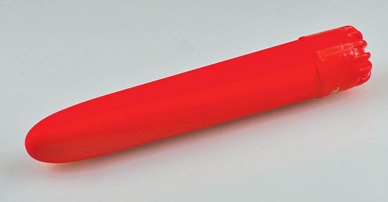 Vibrátor Classics ružovočervený