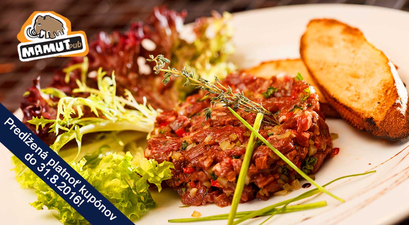 Tatarák s hriankami v Mamut Pube