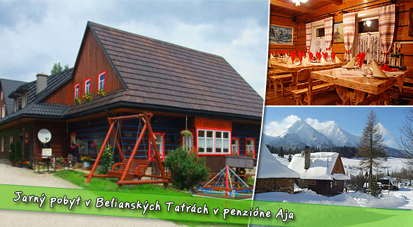 Dovolenka na 4 dni v Belianskych Tatrách. Ubytovanie, polpenzia, jazda na koni, požičanie bicyklov, vyhrievaný bazén.