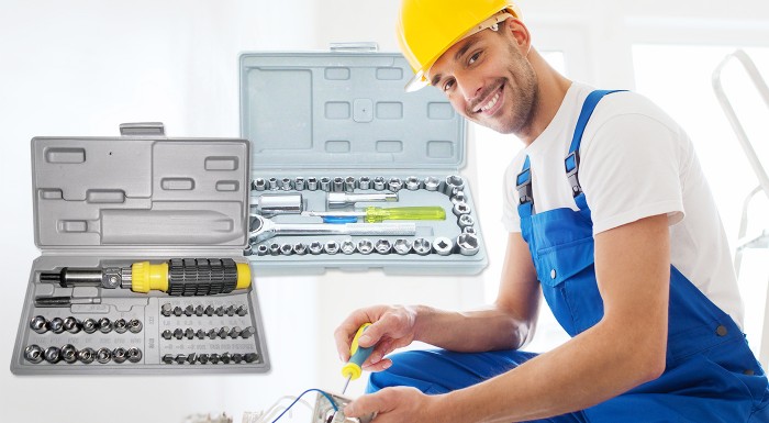 Kvalitné sady Gola náradia pre domácich kutilov