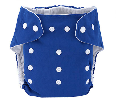 Detská látková eko plienka, farba modrá + vkladačka