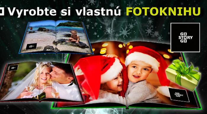 Fotokniha s tvrdými doskami vrátane poštovného.