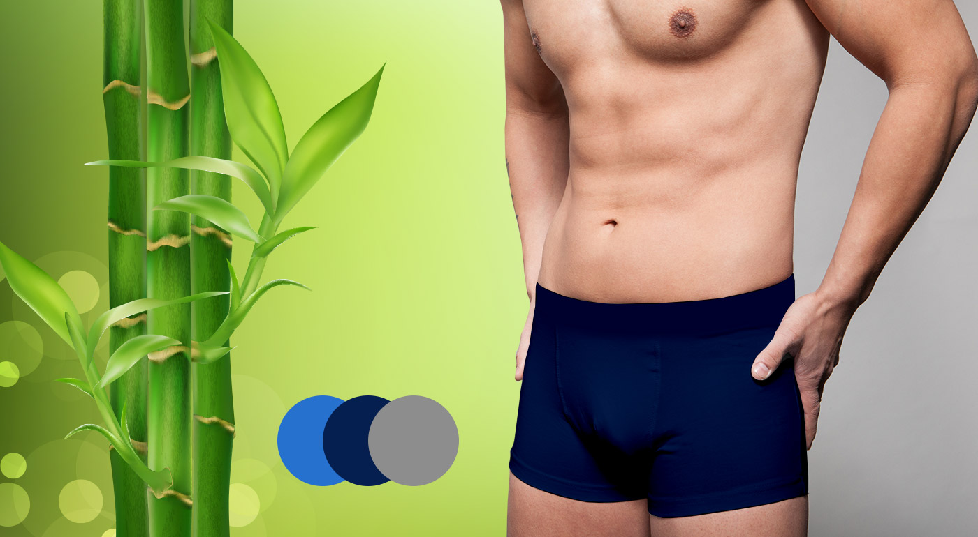 Dva kusy pánskych bambusových boxeriek