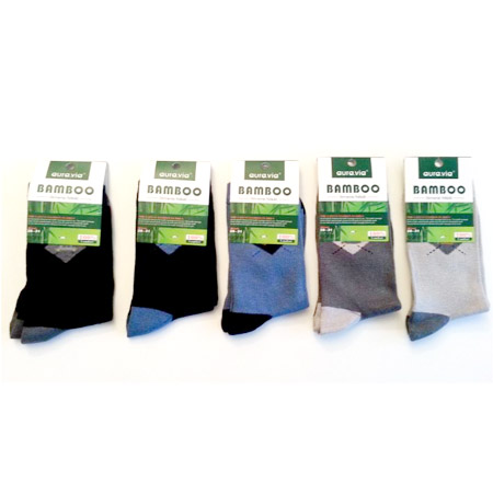 Chlapčenské ponožky z bambusového vlákna - v balení 5 párov