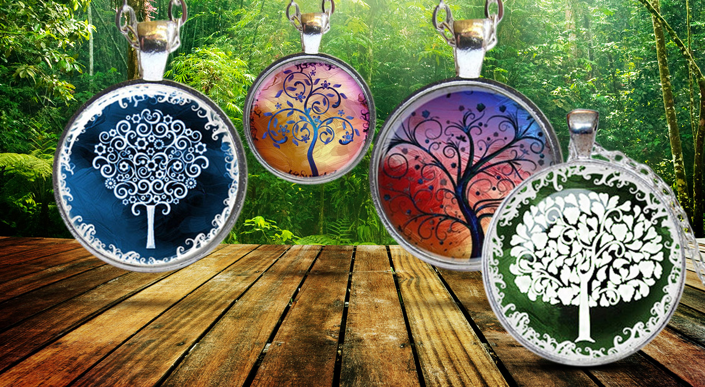 Retiazka s príveskom Strom života - 4 varianty