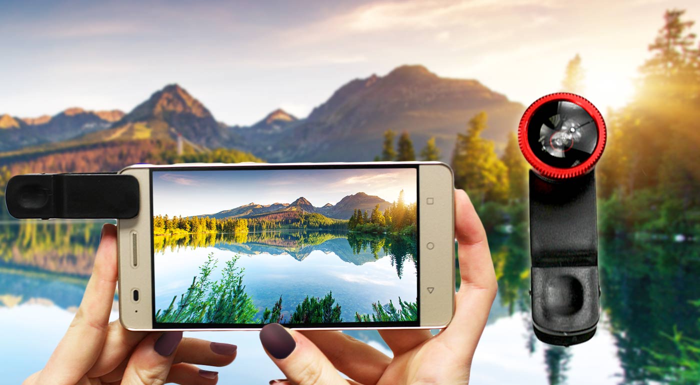 Sada objektívov s univerzálnym klipom