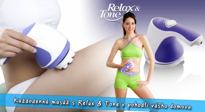 Masážny prístroj Relax & Tone vrátane poštovného - masáž z pohodlia vášho domova.