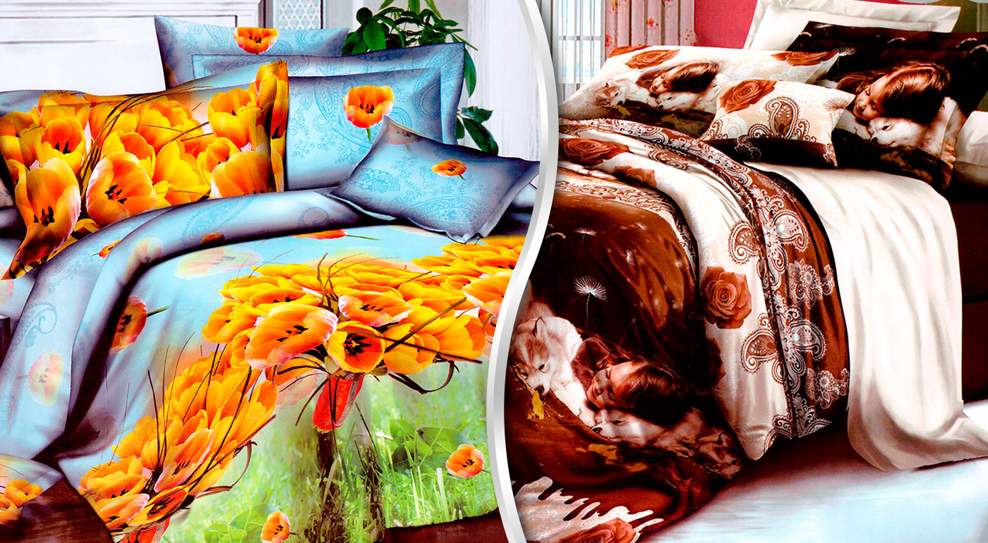 3D posteľné obliečky